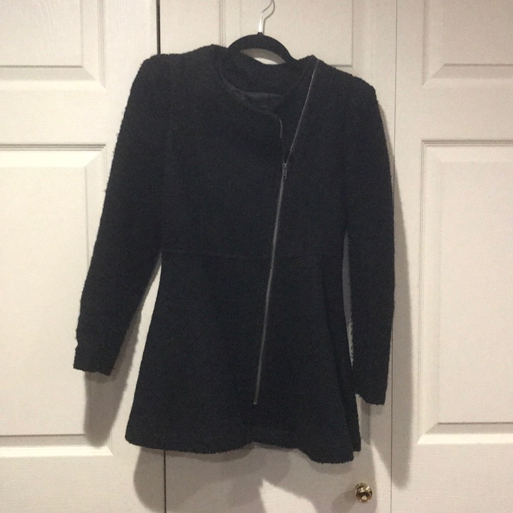 Black pea coat